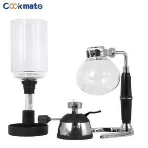 Cà phê Siphon Tabletop Siphon (Siphon) trọng lực cà phê <span class=keywords><strong>Maker</strong></span> Glass Siphon chân không cà phê <span class=keywords><strong>Maker</strong></span> rõ ràng với rượu Burner - Product Image 2