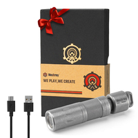MecArmy X6 Mini porte-clés en titane lampe de poche 130LM 10180 torche LED batterie corps en aluminium torche EDC rechargeable