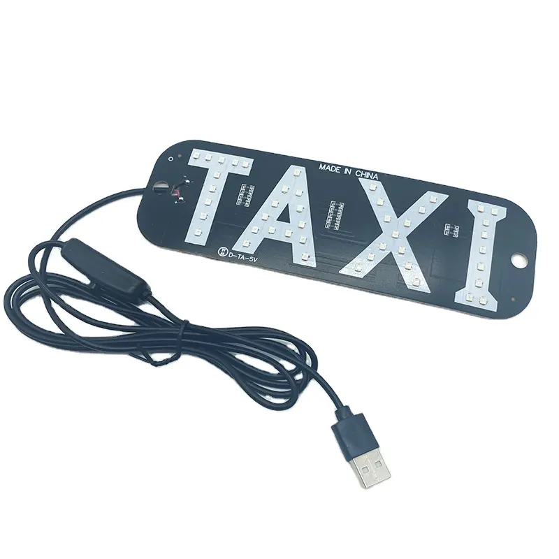 High Quality Advertising Lamp Board Customized Car Light Panel Taxi Light Sign Led Lamp Logo Taxi