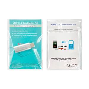 Elanby <b>USB</b>-C Data Blocker Pro 3.0 | CE Universal Travel Charger <b>Adapter</b>, Short-Circuit Overload Protection for Smartphones - Product Image 5