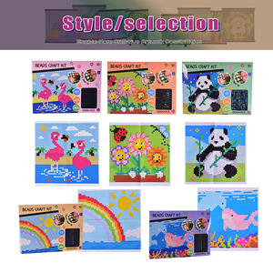 New Design Eva Perler Beads Kits Colorful Children's 5mm Diy Perler Fuse Beads Free Ironing Hama Beads Set - Product Image 3
