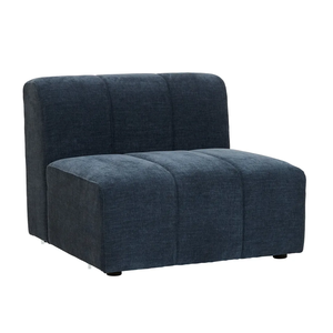 Set furnitur ruang tamu sofa desain mewah beludru biru dongker 1 + 2 + 3 bagian sofa - Product Image 3