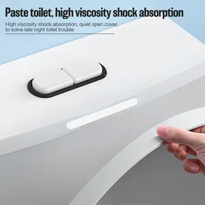 Silicone Anti-collision Door Stopper Strip Drawer Cabinets Toilets Self Adhesive Buffer Bumper Rectangle Mute Protection Pads
