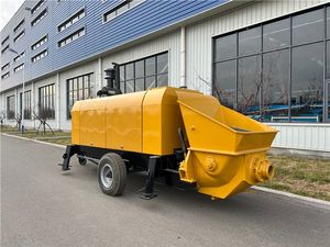JIUHE Diesel Engine High Efficiency Mini Trailer Mounted Truck Trailer <b>Concrete</b> Pump DHBT40 50 - Product Image 4