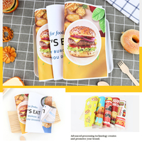 Feuilles de papier alimentaire personnalisées imprimées, résistantes à la graisse, pour l'emballage de burgers, sandwichs, produits de boulangerie, restaurants et snacks