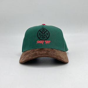 Tùy Chỉnh Thêu Biểu Tượng 5 Bảng Điều Chỉnh Da Lộn Thể Thao Mũ Bóng Chày Hai Tone Cong vành Sang Trọng Bông Mũ Bóng Chày - Product Image 2