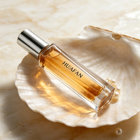 Flacon de parfum en verre transparent de voyage avec pulvérisateur à pompe, impression sérigraphique personnalisée, 10 ml
