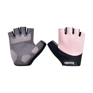 Guantes Deportivos Upoo Rosados, Transpirables, de Malla, para Entrenamiento en Gimnasio, Unisex, Tallas SMLXL - Product Image 2