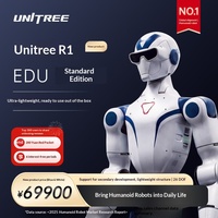 Robot humanoïde R1 EDU édition standard : intelligence embarquée, grands modèles d'IA, interaction vocale