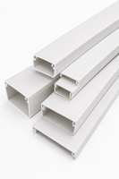 Goulotte de câblage robuste en PVC de grande taille pour la gestion des câbles électriques