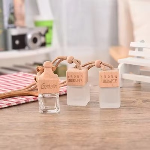 8ml Square <strong>Car</strong> <strong>Diffuser</strong> Bottle Empty <strong>Refillable</strong> Glass Hanging <strong>Car</strong> Perfume Bottle <strong>Car</strong> air Freshener Pendant Bottle - Product Image 1