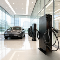 Estación de Carga Comercial para Vehículos Eléctricos 40-80kW CCS2 Gun OCPP 1.6J, Solución de Estacionamiento para Flotas con Conector Dual Independiente TA-DC-DD Nuevo-B