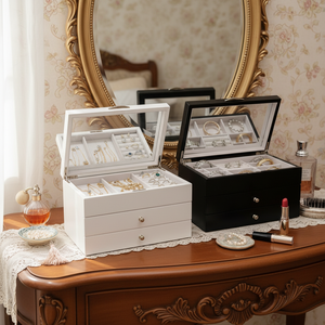 Good Price Wooden Jewelry <b>Box</b> Organizer <b>Small</b> Wooden Jewelry <b>Box</b> Wholesale - Product Image 5