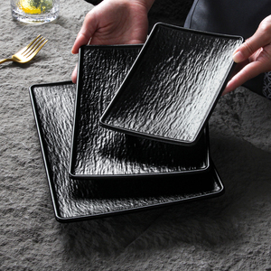 Platos Rectangulares <span class=keywords><strong>de</strong></span> <span class=keywords><strong>Melamina</strong></span> para Servir, Platos Comerciales para Sushi, Diseño <span class=keywords><strong>de</strong></span> Roca, <span class=keywords><strong>Vajilla</strong></span> <span class=keywords><strong>de</strong></span> <span class=keywords><strong>Melamina</strong></span> para Restaurante <span class=keywords><strong>de</strong></span> Hot Pot y Barbacoa, Venta al por Mayor - Product Image 2