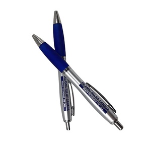 Best <b>Cheap</b> Rubber Grip Click Promotional Plastic Ballpoint Pen with Customized Logo - Product Image 4