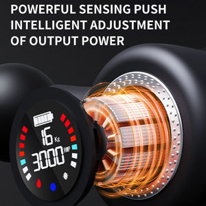 Pistola de Masaje Profesional Recargable, Estimulador Muscular, Pistola de Masaje Corporal de Tejido Profundo con 6 Cabezales - Product Image 3