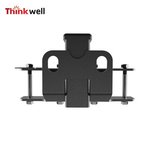 Conector de Remolque Thinkwell de Acero al Carbono con 4 Orificios de Montaje, Gancho de Remolque Negro - Product Image 1