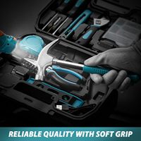 Kit d'outils manuels à usage domestique 124PCS 4V Ensemble d'outils de tournevis sans fil