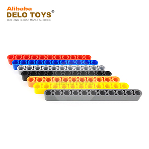 DELO TOYS Piezas DIY a granel, Bloques de Construcción MOC, Accesorios de Ladrillos de Plástico, Pedido OEM Profesional, Liftarm 1*<span class=keywords><strong>11</strong></span> Grueso 1 X <span class=keywords><strong>11</strong></span> (N.º 32525) - Product Image 4