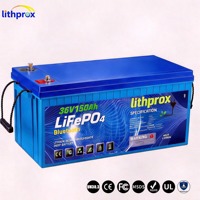 Batterie de chariot élévateur 36V 150AH à technologie LFP avancée, BMS intelligent, écologique pour véhicule industriel, compatible UL MSDS CE, support OEM ODM