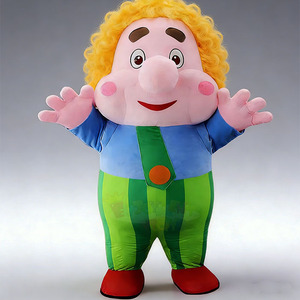 <span class=keywords><strong>Costume</strong></span> de <span class=keywords><strong>clown</strong></span> de cirque hilarant sur mesure certifié CE - Mascotte gonflable Carlson pour les fêtes et les événements - Product Image 1