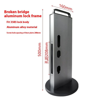 Prix usine : Support d'affichage pour serrure de porte intelligente à mortaise 5050, support d'affichage pour serrure de porte numérique intelligente à cadre 6068, supports de serrure en alliage d'aluminium