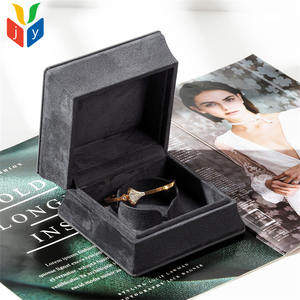 Luxury Custom Logo <strong>Jewelry</strong> <strong>Box</strong> Pu <strong>Leather</strong> Navy Blue Red Earring Ring Necklace <strong>Jewelry</strong> Packaging <strong>Box</strong> - Product Image 5