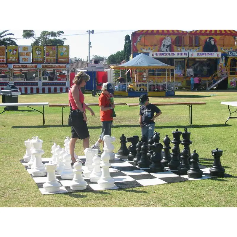 jeux chess giant extrieur with 300X300cm giant chess board
