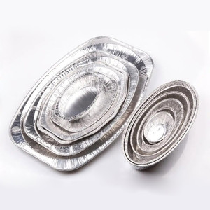 <span class=keywords><strong>Prix</strong></span> d'usine grand plateau alimentaire ovale en <span class=keywords><strong>aluminium</strong></span> - Product Image 6
