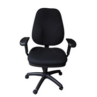 Chaise de bureau de direction moderne à dossier mi-haut de haute qualité avec hauteur réglable et pivotante pour le bureau à domicile
