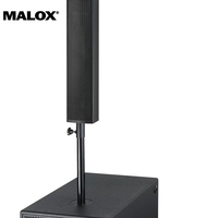 Sistema de Altavoces de Columna Activos Profesionales MALOX LA-415, Personalizables, con Garantía de 2 Años, Sonido Portátil para Eventos en Vivo