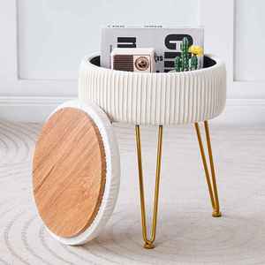 Mobilier turc moderne tabouret lounge bouffant luxe rose rouge <span class=keywords><strong>beige</strong></span> noir bleu velours marocain <span class=keywords><strong>pouf</strong></span> rond siège de chaise <span class=keywords><strong>pouf</strong></span> - Product Image 4