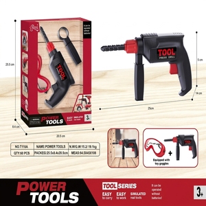LASIVE TOY Jouets <span class=keywords><strong>d</strong></span>'imitation pour enfants à friction, outils de jeu de simulation : perceuse, meuleuse <span class=keywords><strong>d</strong></span>'<span class=keywords><strong>angle</strong></span>, scie circulaire, <span class=keywords><strong>jouet</strong></span> <span class=keywords><strong>d</strong></span>'ingénieur de construction - Product Image 1