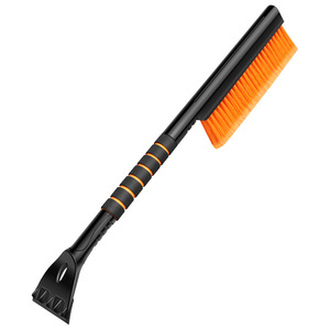 Brosse à neige Chongteng avec grattoir à glace pour vitres de voiture, outil de déneigement hivernal, matériau ABS - Product Image 1