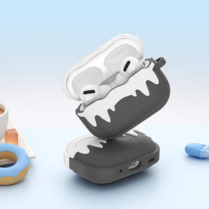 Estuche para auriculares con patrón de piedra de colores en contraste para <span class=keywords><strong>Airpods</strong></span> Pro <span class=keywords><strong>2</strong></span> Solf Estuche para auriculares de silicona para <span class=keywords><strong>Airpods</strong></span> 3 <span class=keywords><strong>Gen</strong></span> - Product Image 5