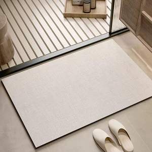 מחצלת אמבטיה רכה ללא החלקה 100% פוליאסטר דפוס פאזל סופג לבית מלון מודרני סִגְנוֹן עיצוב שימוש בדלת שירותים בחדר האמבטיה - Product Image 3