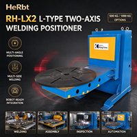 Positionneur de poste de travail pour robot de soudage, table rotative inclinable automatique pour le positionnement des pièces à souder