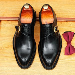 Chaussures habillées pour hommes de haute qualité, en cuir, décontractées, de luxe, respirantes, chaussures habillées pour hommes - Product Image 5