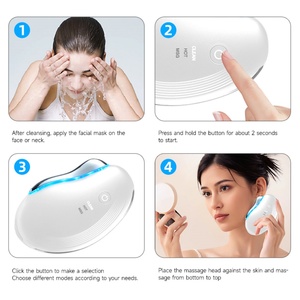 เครื่องนวดหน้าและยกกระชับผิวหน้าและลำคอแบบมัลติฟังก์ชั่น รุ่นใหม่ ปี 2024 สำหรับขายส่ง เครื่องนวดไฟฟ้าเพื่อความงามสำหรับใช้ในบ้าน - Product Image 5