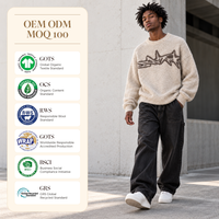 Pull personnalisé pour homme – Collection automne – Pull en molleton avec lettres personnalisables – Service sur mesure – Streetwear – Tricoté