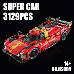 <span class=keywords><strong>KBox</strong></span> HS004 2026 Nuevo Modelo de Auto Deportivo 1:8 499P, Juguetes de Ensamblaje, Decoración para el Hogar, Regalos Navideños para Adultos, Juegos de Bloques de Construcción - Product Image 2