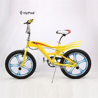 Vélo BMX pour enfants de 20 pouces avec frein à disque, cadre en acier, vitesse unique, jante en alliage d'aluminium