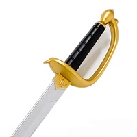 Nouveaux accessoires d'Halloween, couteau pirate jouet, épée en caoutchouc PU, couteau jouet pour enfants, épée de pirate des Caraïbes