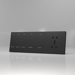 Vente à chaud d'électricité vente en gros d'hôtel interrupteur mural interrupteurs et prises intelligents de marque interrupteur intelligent lumière - Product Image 1