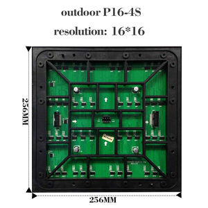 GoakgaanブランドP5P6 P10P16パッチデジタルLEDディスプレイモジュールLEDパネルP16屋外フルカラー256 * 256mmLedビデオウォールカラー - Product Image 6
