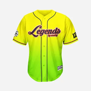 NO.1 divise da baseball stampate personalizzate di nuovo DESIGN B2factory Sportswear teamWear baseball Wears