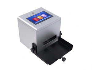 Imprimante jet d'encre TIJ en ligne, mini-convoyeur <span class=keywords><strong>de</strong></span> bureau à séchage rapide pour l'impression d'étiquettes en cuir et <span class=keywords><strong>de</strong></span> dates <span class=keywords><strong>de</strong></span> péremption sur plastique - Product Image 4