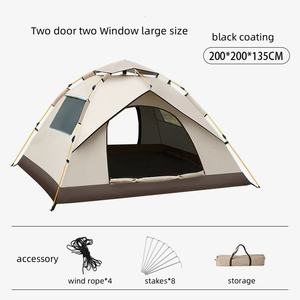 Venta Directa de Fábrica, Tienda de Campaña de Doble Capa de Apertura Rápida Automática y Fácil Almacenamiento, Tienda de Campaña de Alta Calidad para <span class=keywords><strong>Turismo</strong></span> y Camping al Aire Libre - Product Image 3