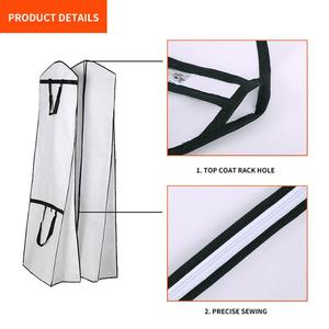 Épaissir robe de mariée longue vêtements étui de protection <span class=keywords><strong>housse</strong></span> anti-poussière robes de mariée sac <span class=keywords><strong>vêtement</strong></span> vêtements cache-poussière - Product Image 4