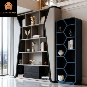 Estante Decorativo de Lujo para Estudios en Penthouses y Villas - Mueble Moderno de Alta Gama para Sala de Estar, Vitrina y Estantería - Product Image 1